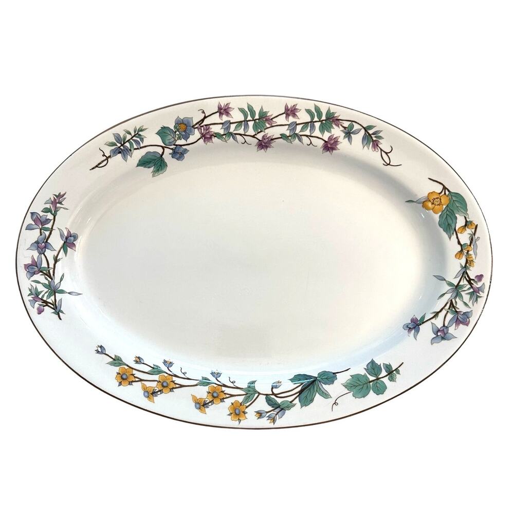 Woodhill by Citation Retired Large Oval Vintage Serving Platter 16" x 11"-Nice!